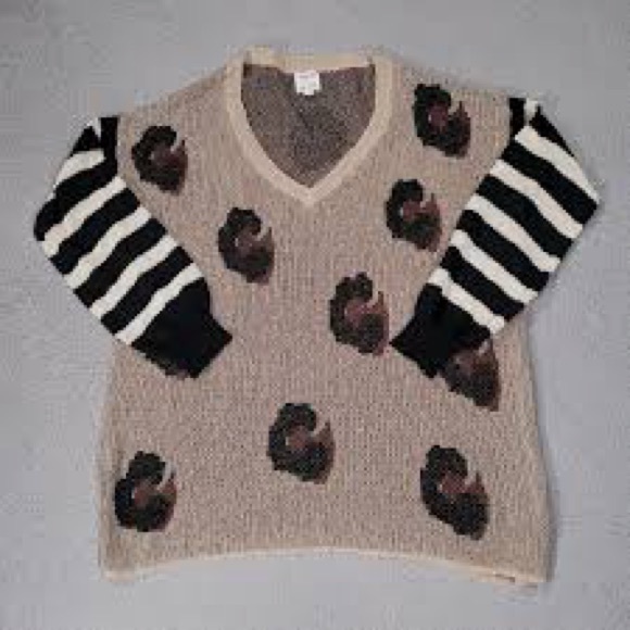 Amaryllis x Ashlee Nichols Leopard Knit Sweater - Picture 2 of 3
